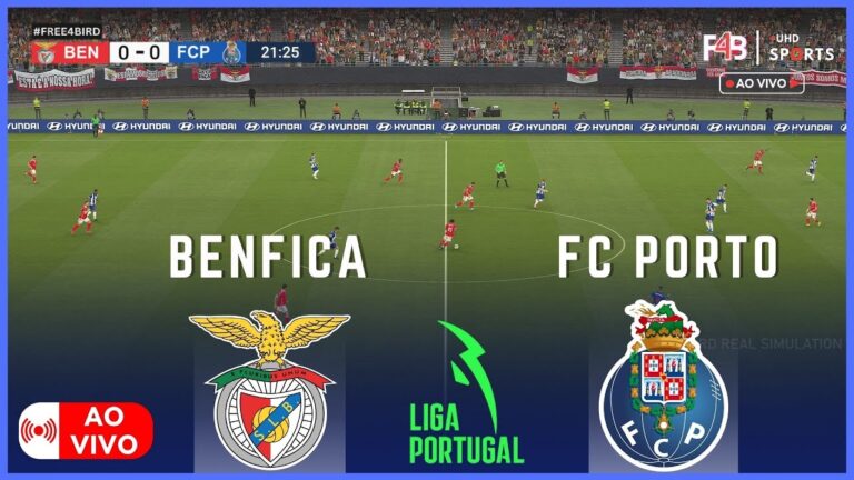 Assista Porto vs Benfica Online Grátis