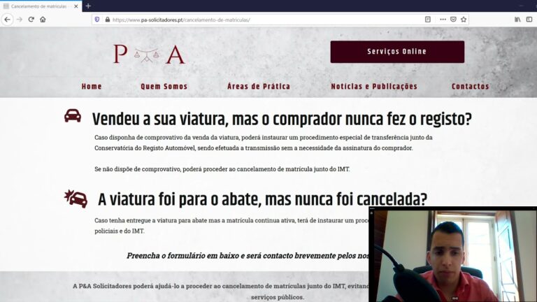 Como Cancelar a Matrícula do Automóvel Online de Forma Rápida e Fácil