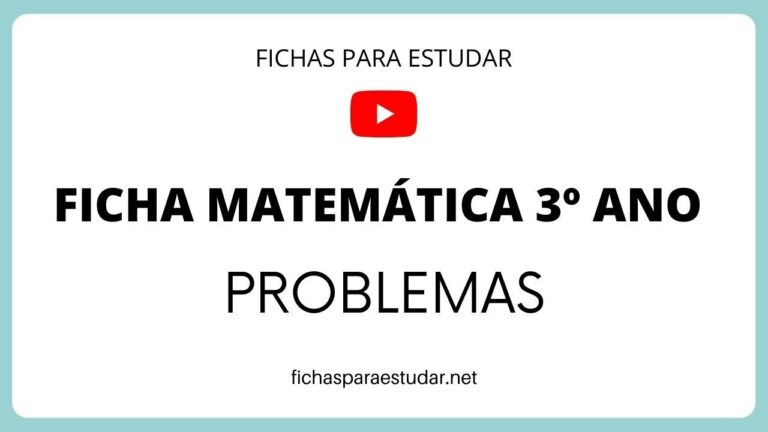 Fichas de Português para Imprimir: 3º Ano